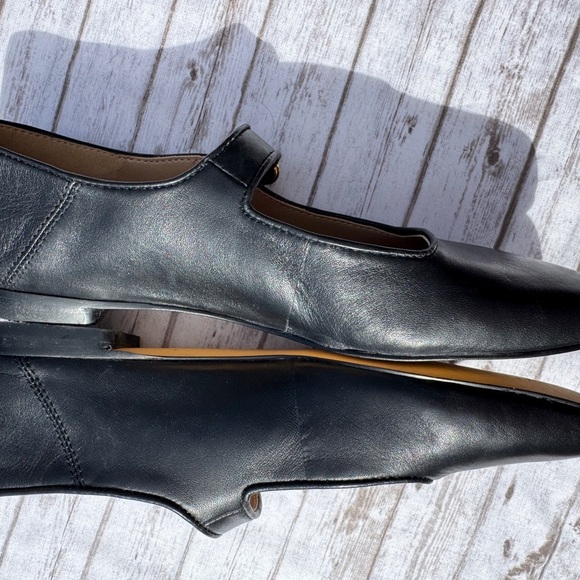 Sam Edelman Black Flats with Strap - Picture 3 of 6